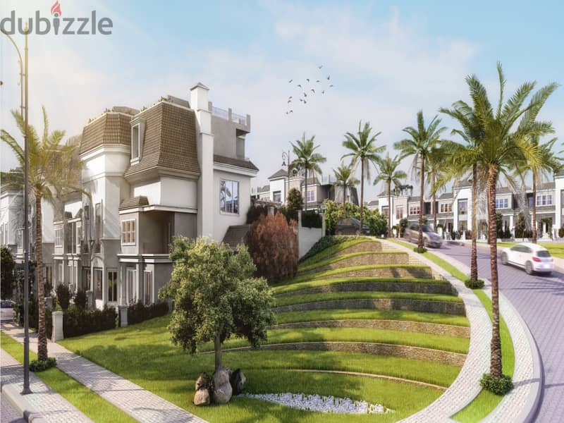 Apartment in a garden and get for the first time a 41% cash discount and a one-year cash price installment in sarai 24
