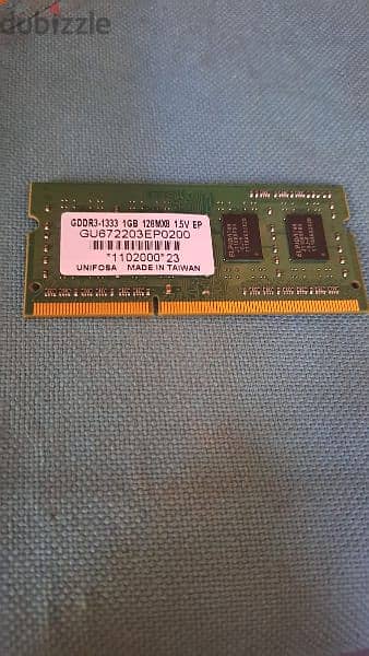 ram 1 giga ddr3 1