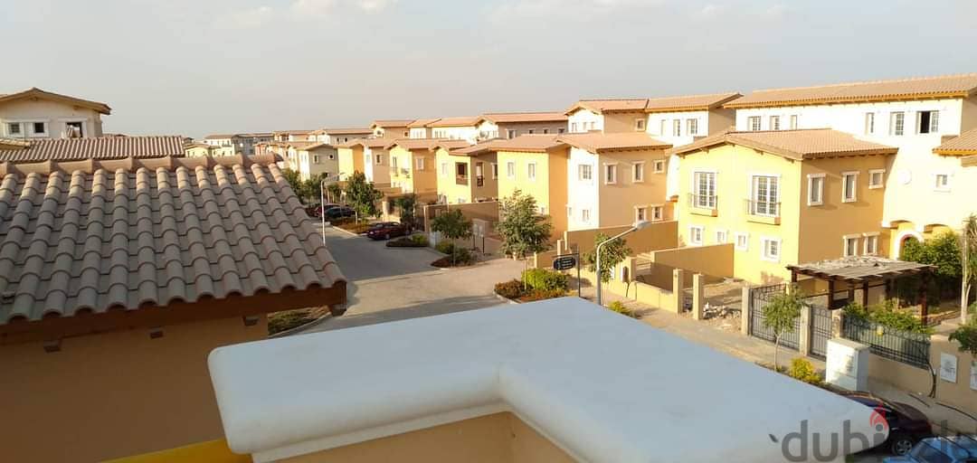 Villa Family House Roof View on wide landscape in Hyde park New Cairo 3