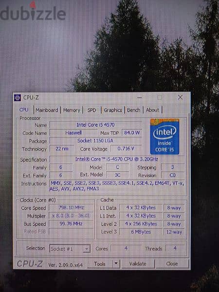بروسيسور intel i5 4570 + بورده Intel Q87 + كارت شاشه GTX 750ti 2GB+رام 4