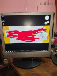 كمبيوتر للبيع كامل بالشاشة و الماوس والكيبورد 0