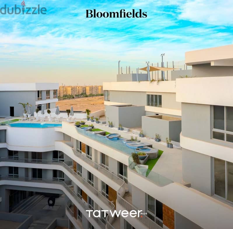 Apartment in Bloomfields el Mostakbal City Open View to Greenery & Landscape  Clubhouse on Building's Roof  Swimming Pool 7