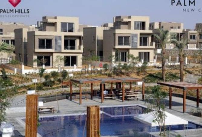 town house in palm hills new cairo compound ready to move 225 m prime location 7