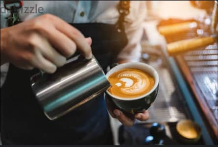 مطلوب باريستا ذكور فقط بخبرة او بدون خبرة أو بخبرة لحد سنة