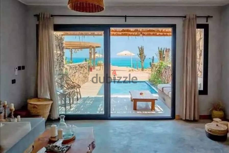 Make a summer investment all year round | Fully finished chalet, View Lagoon, Cali Cost, Ras El Hekma 4