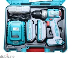 شنيور بطارية توتال دقاق 20 فولت 60 نيوتن براشلس Total battery drill 2 0