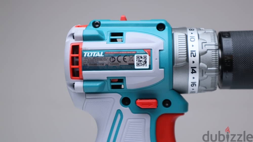 شنيور بطارية توتال دقاق 20 فولت 60 نيوتن براشلس Total battery drill 2 5