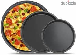 طقم صواني بيتزا 3 مقاسات