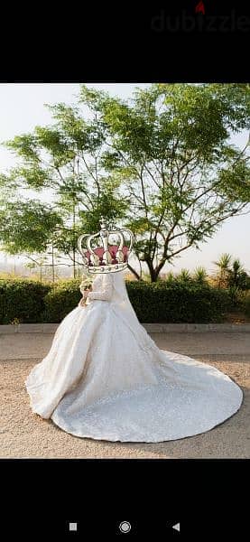 فستان زفاف يلبس حتي 65 كيلو 3