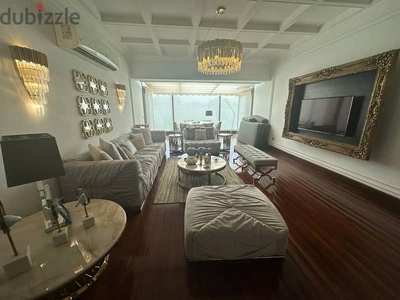 Swan Lake furnished villa in a prime location inside one of the prestigious compounds in New Cairo فيلا فاخرة للإيجار في موقع متميز في سوان لايك 11