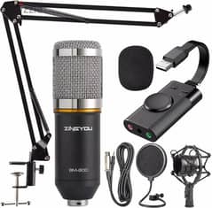 ميكروفون للبيع جديد بالكرتونة ZINGYOU BM-800 Condenser Microphone