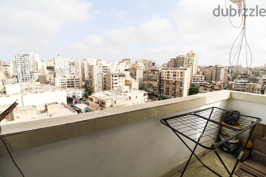 Apartment for sale, 115 meters, Saba Pasha, steps from Abu Qir (between Abu Qir and the tram) ¬- 2,600,000 cash 12