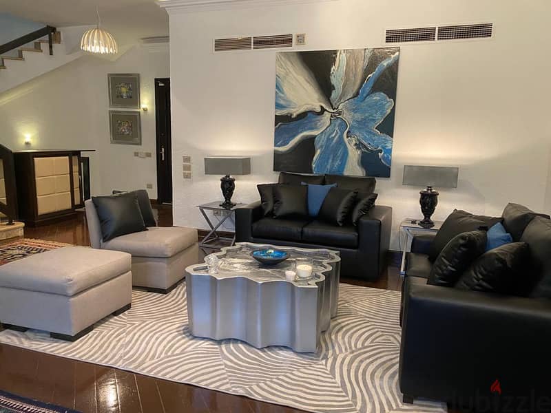 أرقى فيلات بالم هيلز للإيجار مفروشة بالكامل على أعلى مستوى Villa for rent in Palm Hills New Cairo fully furnished to the highest levels 2