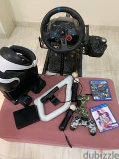 PlayStation و VR و Racing Wheel وGun Shoot: بسعر لايقارن