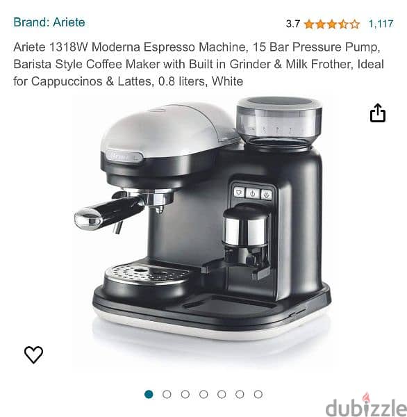 Ariete coffee machine (espresso) 1