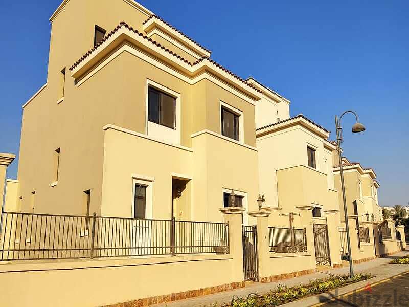 Villa fully finished with kitchen and ACs for sale in Uptown Cairo 1