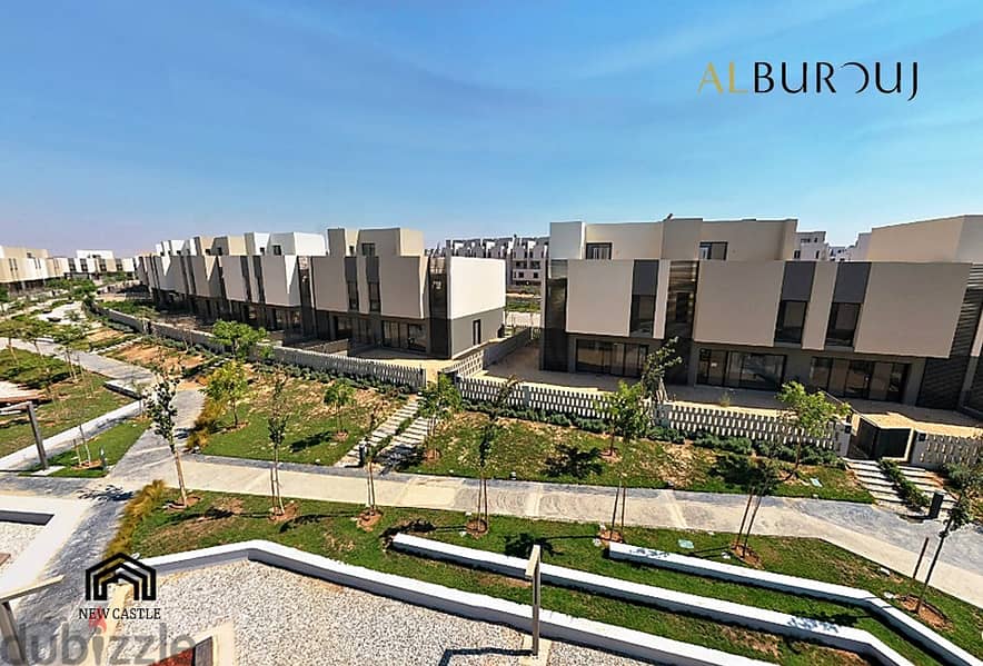 Town house for sale in Al Burouj Compound  special view of the landscape 7
