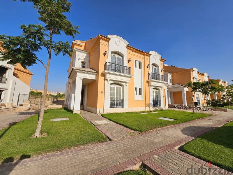 For sale, villa distinctive view, immediate receipt, in Layan Compound, Fifth Settlement 8