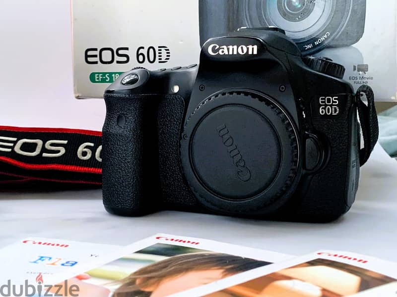 Canon 60D Camera كاميرا كانون و طقم عدسات شاشة 360 زيرو وارد الخارج 4