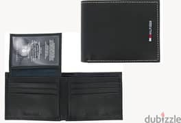 Brand new Tommy Hilfiger black bifold wallet for men 0