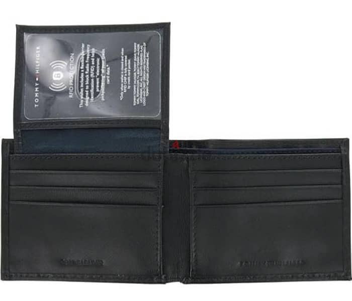 Brand new Tommy Hilfiger black bifold wallet for men 3