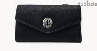 Tommy hilfiger black new original women wallet