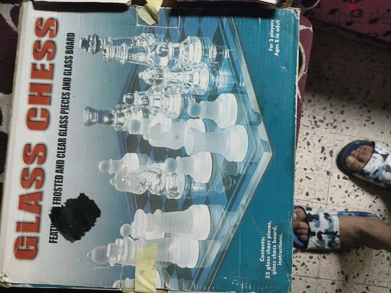 شطرنج كرستال بالكرتونه جديد تحفه 2