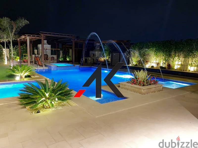 Luxury Furnished Stand Alone with pool For Sale in Gardenia Springs - New Cairo 1
