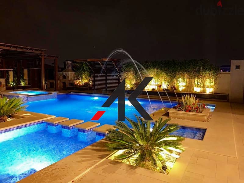 Luxury Furnished Stand Alone with pool For Sale in Gardenia Springs - New Cairo 2