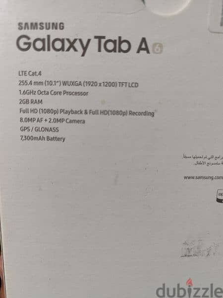 Samsung tab a6 3