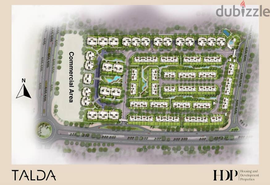 شقة للبيع في مدينة المستقبل بمقدم يبدا من 10% في كمبوند تالدا -TALDA 4