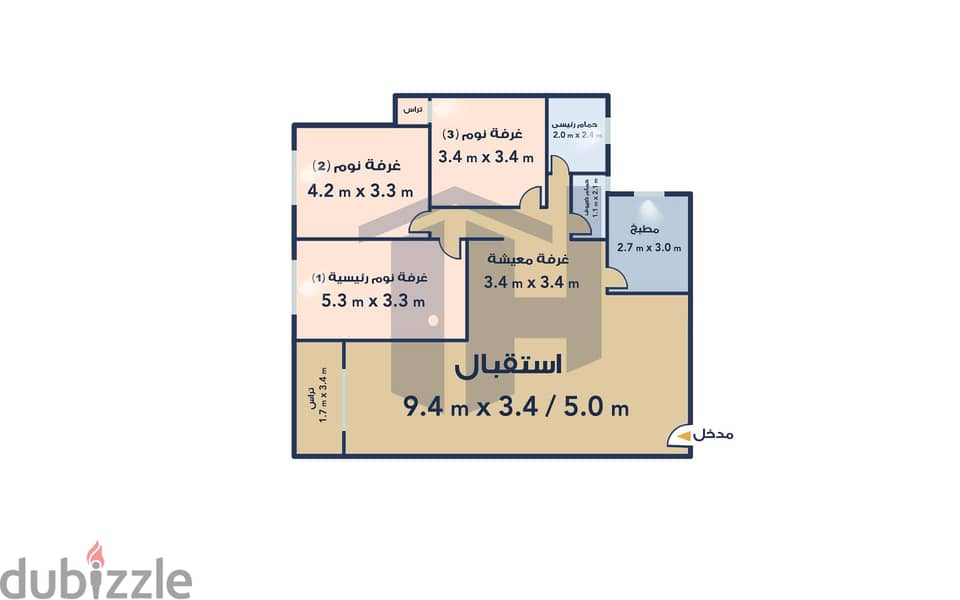 Apartment for sale 157 sqm - Moharram Beik (Moharam Beik neighborhood compound) 4