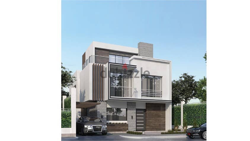 In installments over 10 years + a 15% discount. . 270 sqm independent villa for sale in New Zayed, Park Valley 7