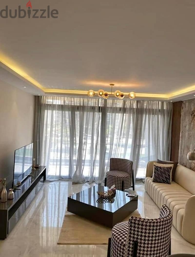 Studio for sale, finished, with air conditioners and kitchen, with a 10% down payment in Sheraton Valore Heliopolis Compound. 6