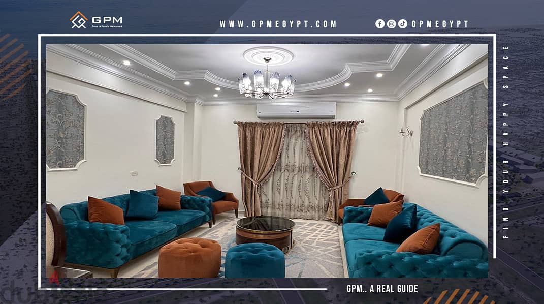 Apartment 160m for sale in Al Narges Omarat New Cairo Fully Finished ultra super lux شقة للبيع في النرجس التجمع الخامس 1