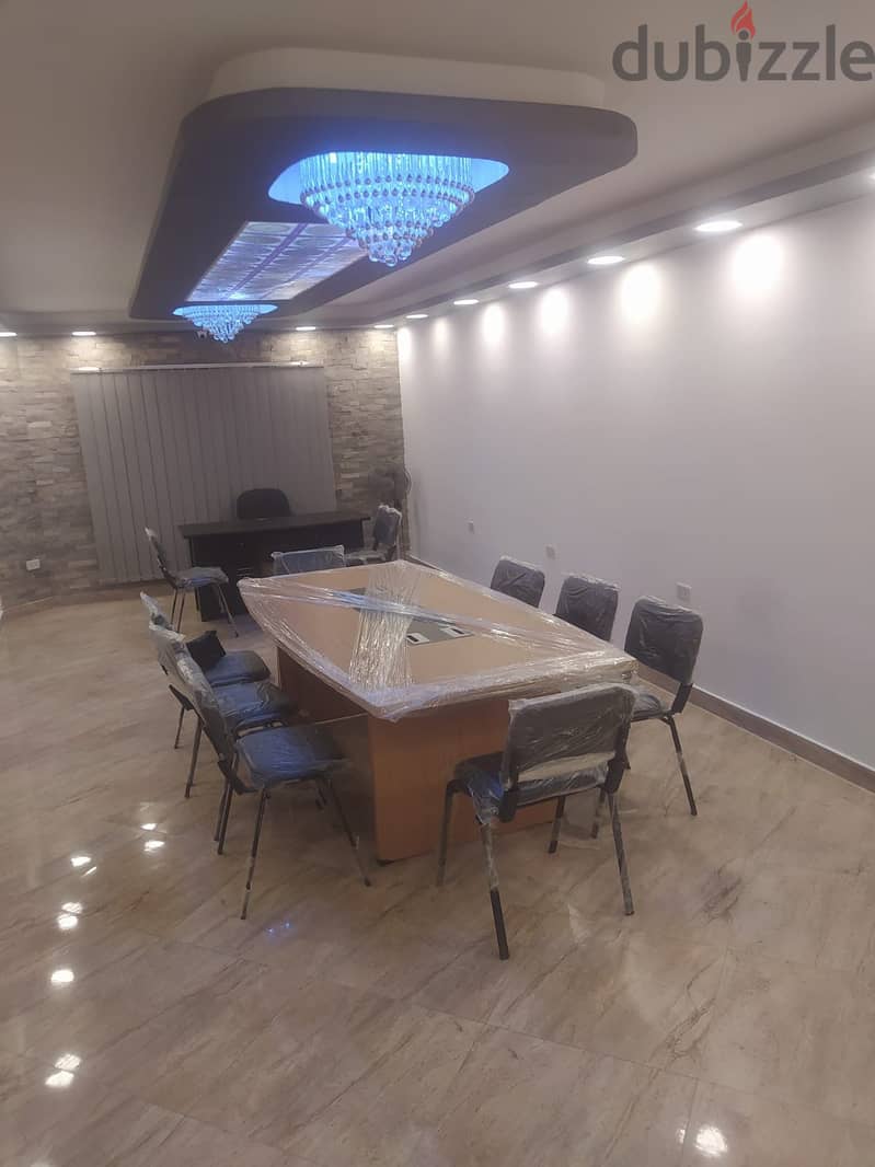 مكتب مفروش 250 م للايجار للشركات الكبري في مدينة نصر علي احمد الزمر 12