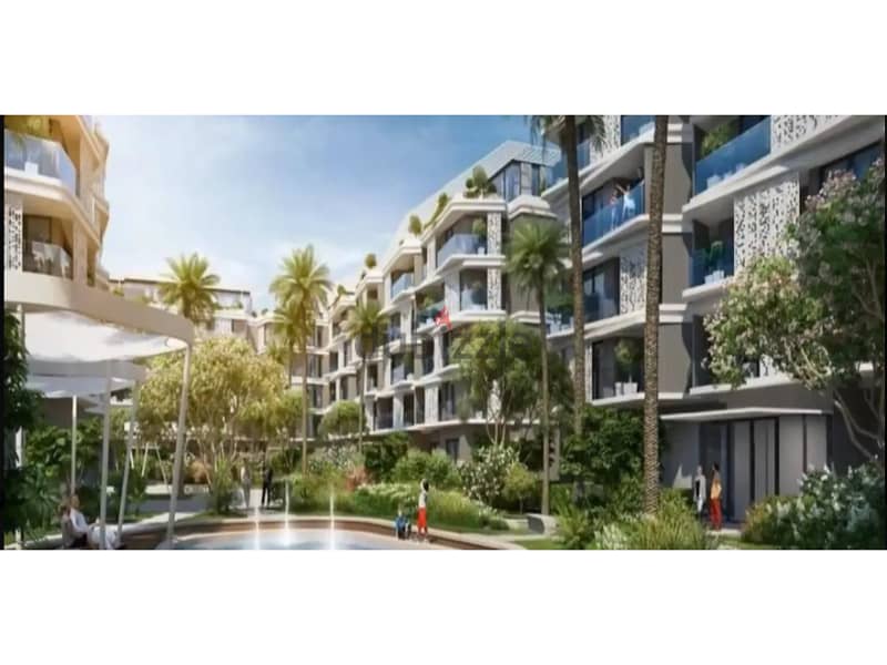 للبيع شقة في كمبوند بادية بالم هيلز بافضل سعر تسليم 2024 palm hills 3