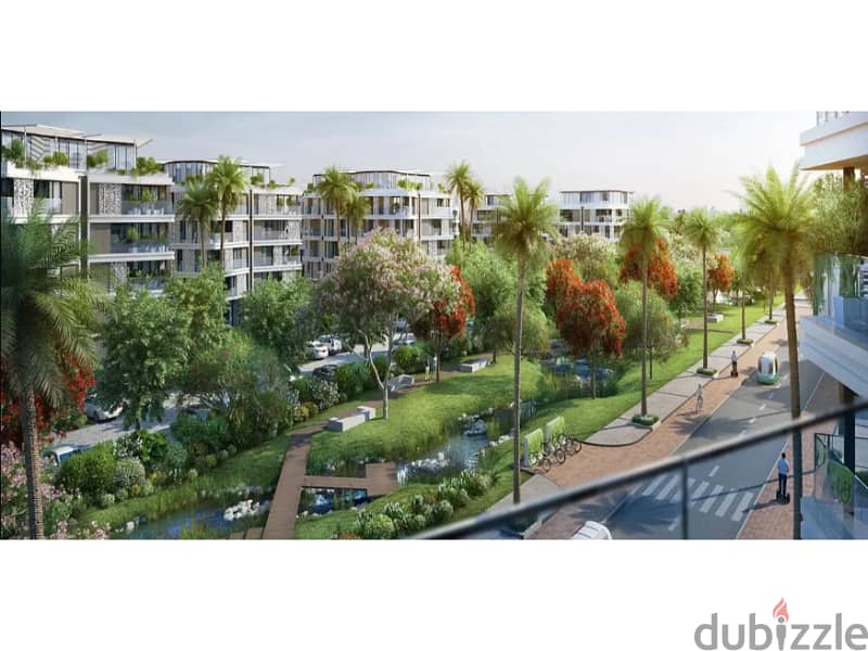 للبيع شقة في كمبوند بادية بالم هيلز بافضل سعر تسليم 2024 palm hills 6