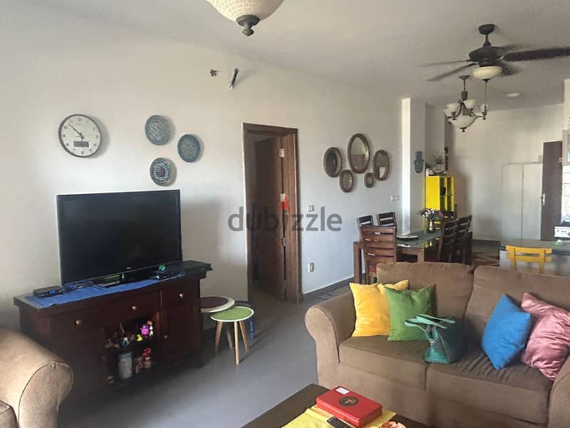 For sale, a chalet in Amwaj Village with full sea view,The chalet is fully furnished 4