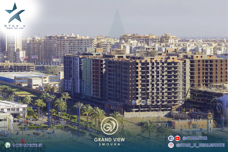 Resale unit for sale in Grand View Compound - Smouha 2