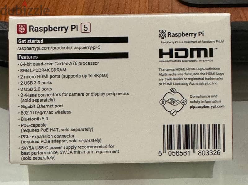 Raspberry Pi 5 8GB Ram new sealed 2