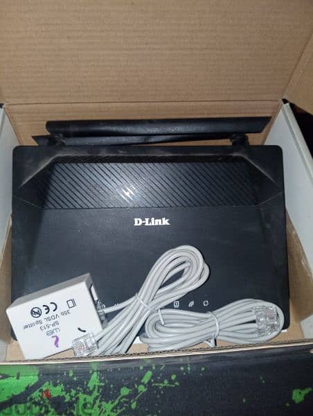 D-Link 4 Port 10/100 N300 VDSL/ADSL Modem Router/DSL-224 1