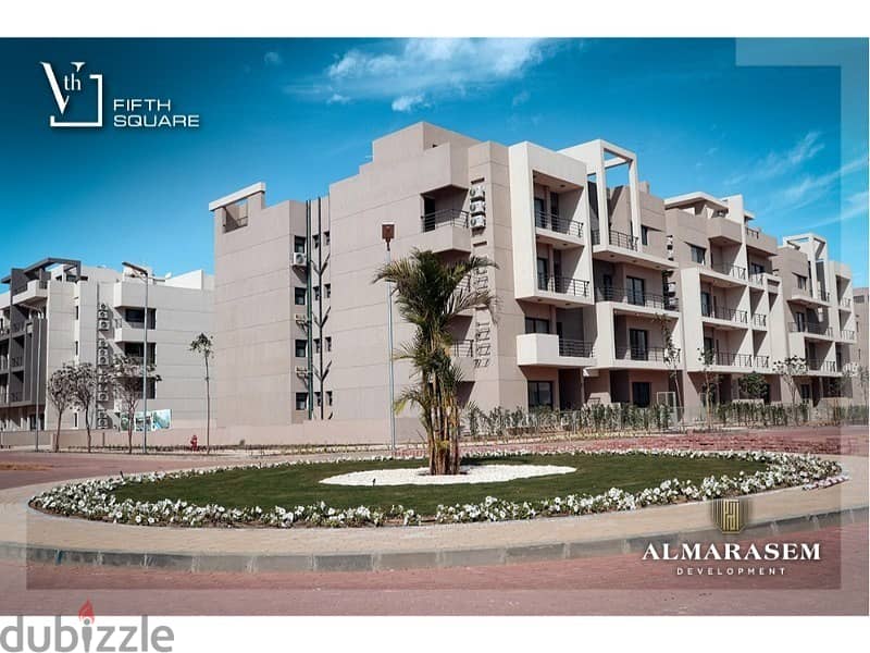 apartment Ground floor with garden for sale in Al Marasem View Landscape, the lowest total on the market 0