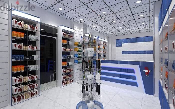 PHARMACY FOR SALE 122 SQ M  90 NORTH STREET VIEW NEW CAIRO 3