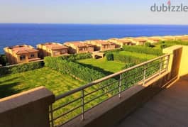 2-bedroom chalet for sale in the best stages and view in Tilal | Telal | Ain Sokhna fully finished