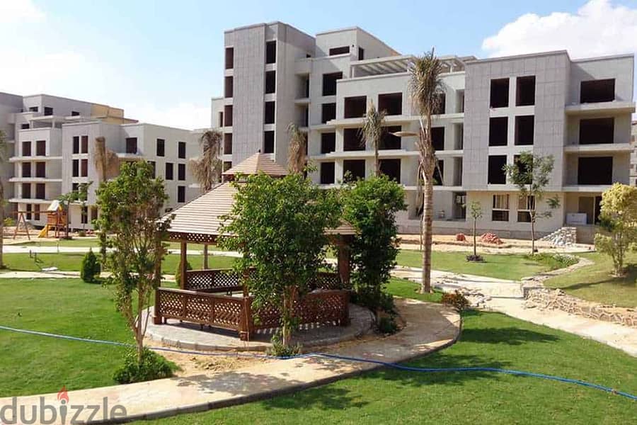 3-bedroom apartment for sale in front of Al-Rehab Gate in Creek Town Compound in an excellent location and landscape view with a 10% down payment 2