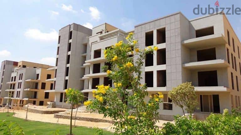 3-bedroom apartment for sale in front of Al-Rehab Gate in Creek Town Compound in an excellent location and landscape view with a 10% down payment 4