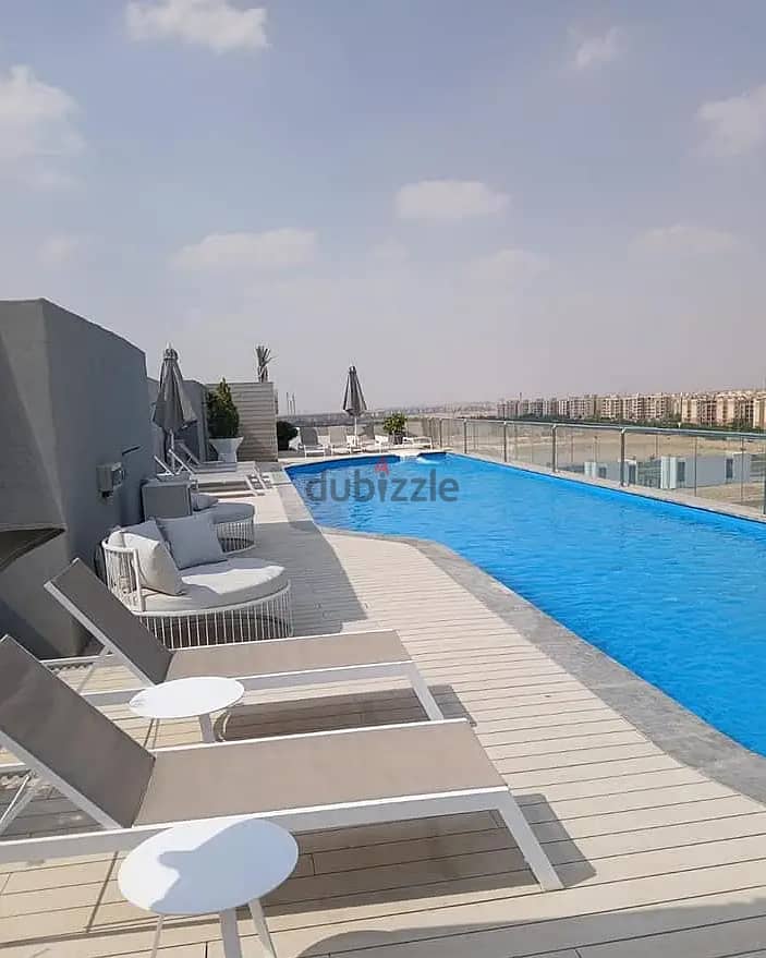 Apartment for sale in View Lagoon, 110 m, with a down payment of only 900 thousand pounds, in Bluefields Compound, New Cairo, Mostaqbal City, 10% disc 8
