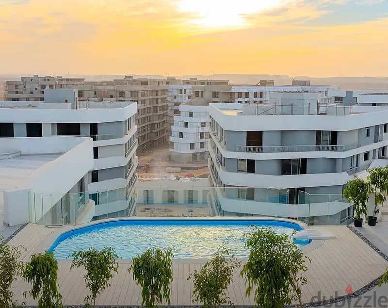 Apartment for sale in View Lagoon, 110 m, with a down payment of only 900 thousand pounds, in Bluefields Compound, New Cairo, Mostaqbal City, 10% disc 11