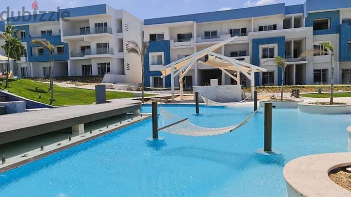 Ultra modern chalet with air conditioners for sale on Dabaa Bay in D Bay Village, developed by Misr, in installments over 10 years, with a panoramic v 9